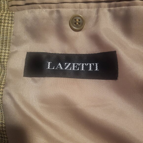 Lazetti sports coat, tan, 40 regular, beautiful condition - Picture 2 of 2